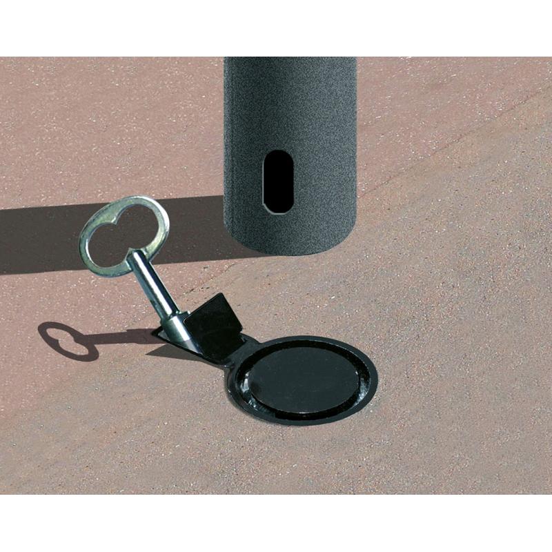 Lockblock socket system for removable railings-3
