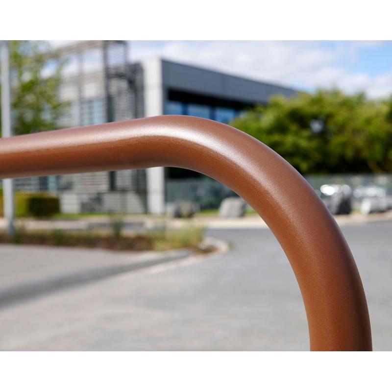 Painted steel hoop barrier - Ø 60 mm