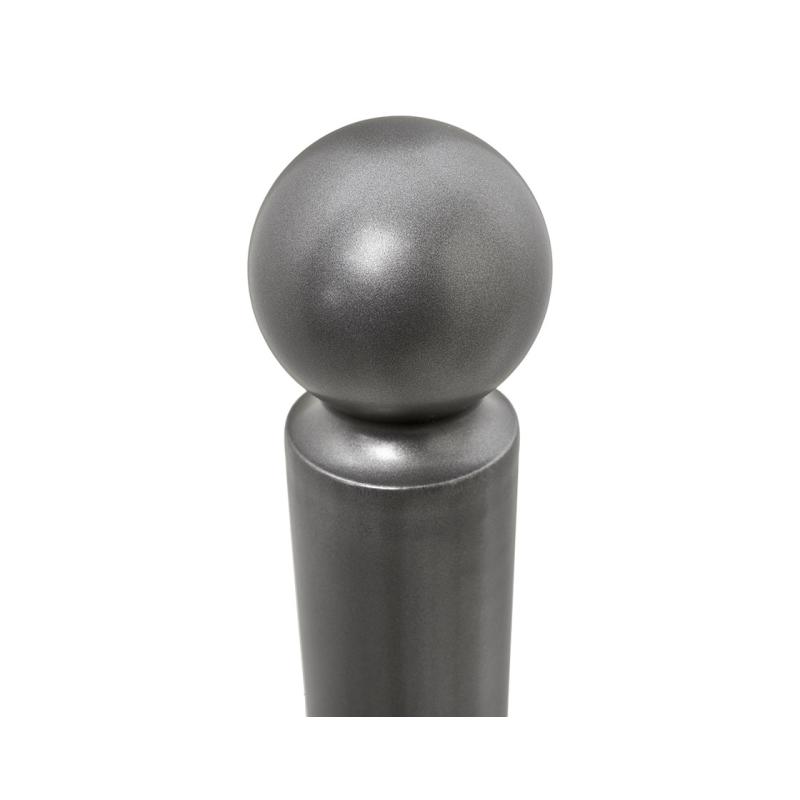 Sphere removable lockable steel bollard