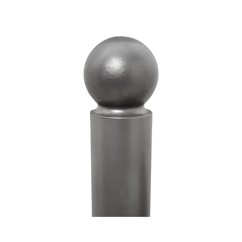 Sphere removable lockable steel bollard