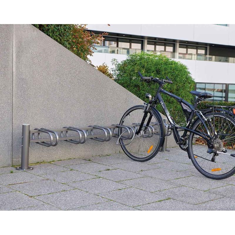 Province Brushed stainless steel Modular Bicycle Racks-3