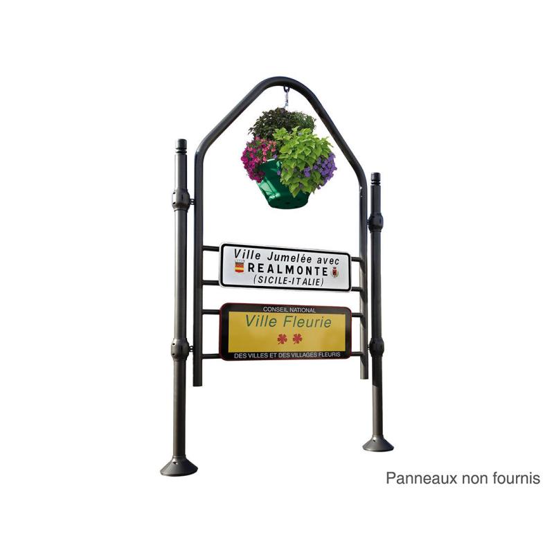 Province town entrance signage support – City