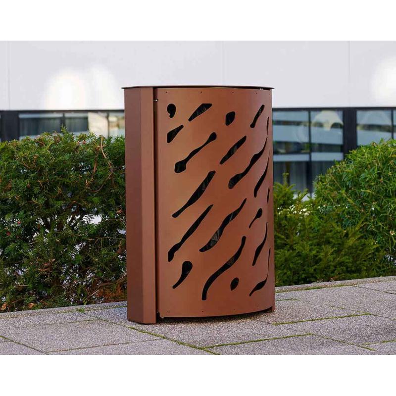 Venice recycling point bin 2 x 60 litres-10