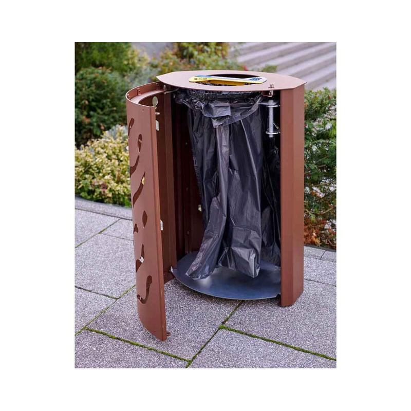 Venice recycling point bin 2 x 60 litres-5