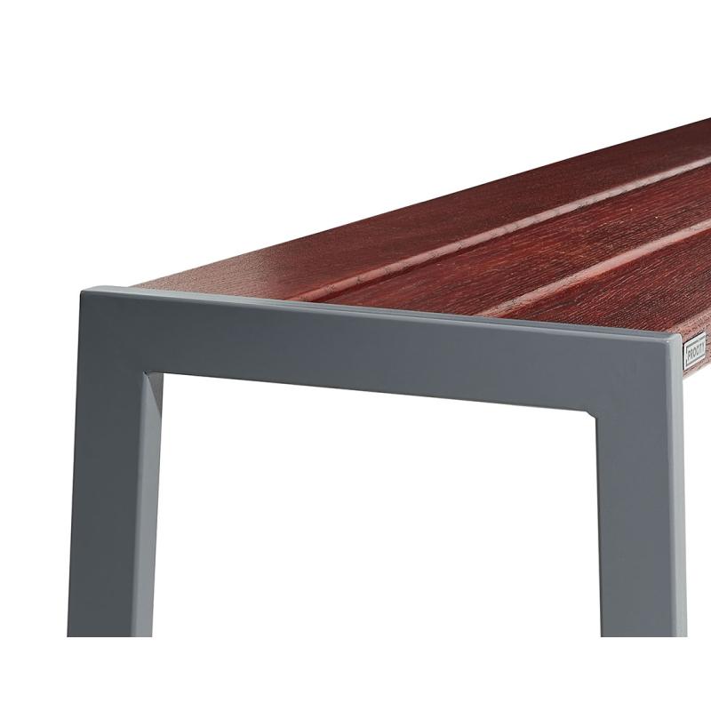 Silaos® wood & steel bench