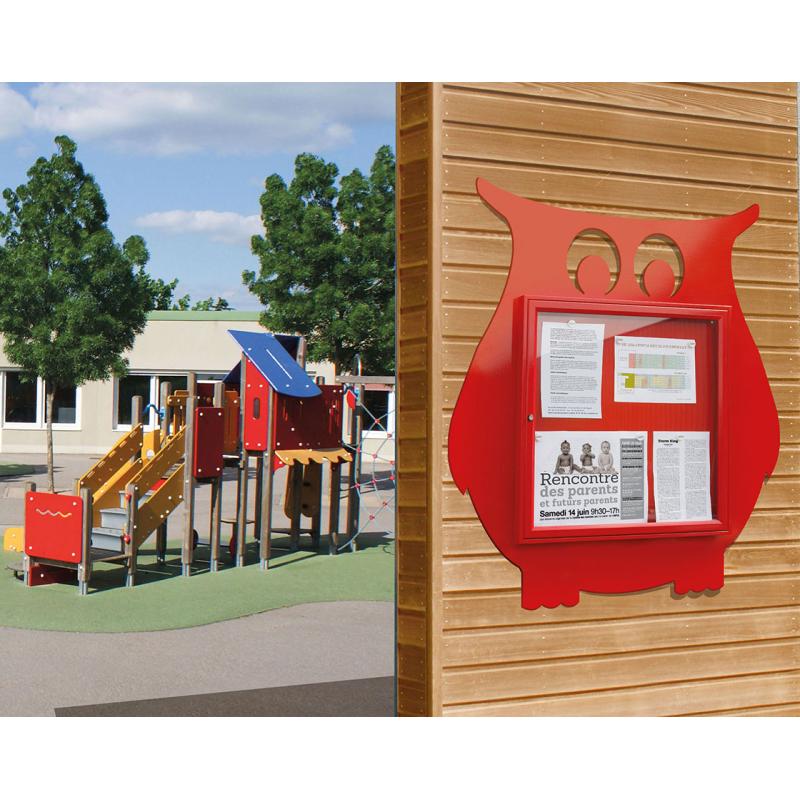 "School fun" and themed outdoor notice boards