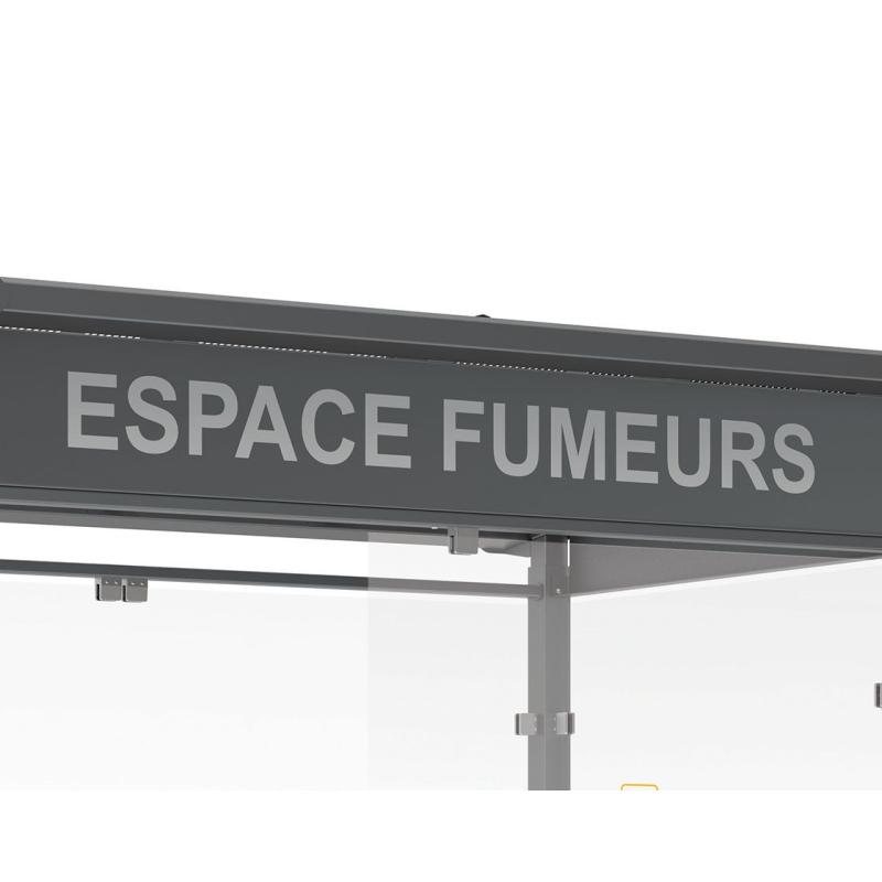 Signage decals "Espace fumeur"