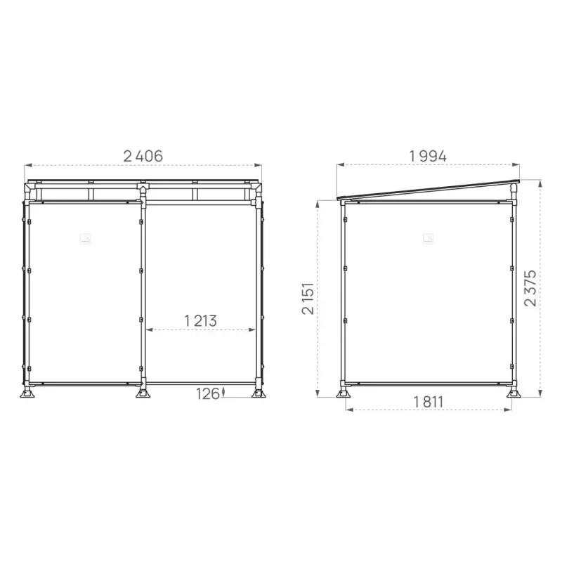 Economy Smoking and Vaping Shelter