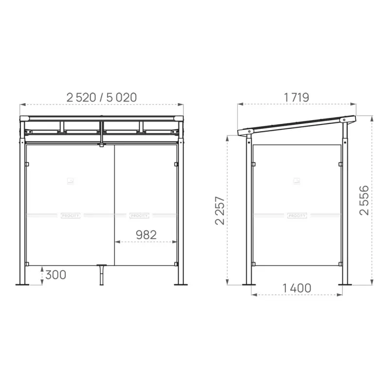 Milan Smoking and Vaping Shelter