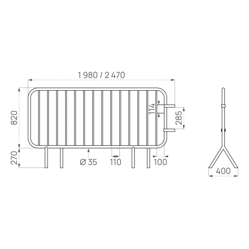 Ecobar® Crowd Barrier