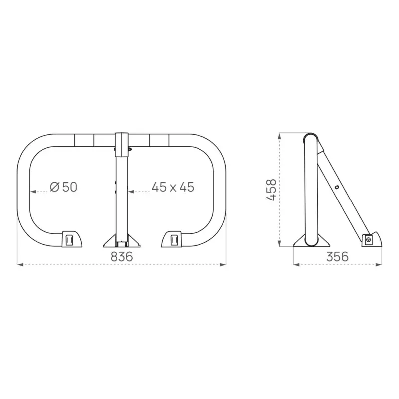 BPE Amortishock parking barriers