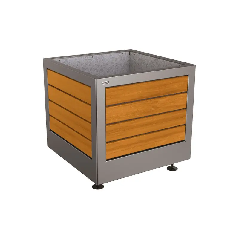 Silaos® wood & steel planters