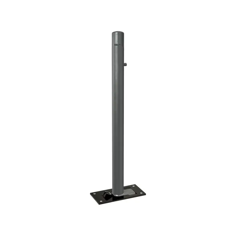 Dome fold down steel bollard