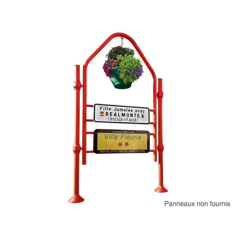 Province town entrance signage support – Agora