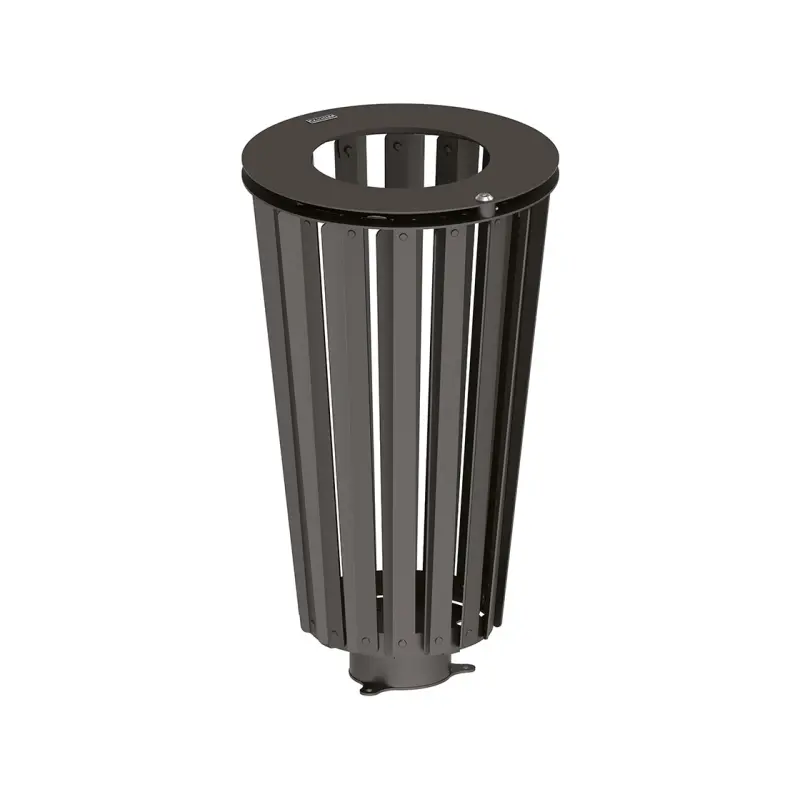 Lofoten steel litter bins  - 80 litres