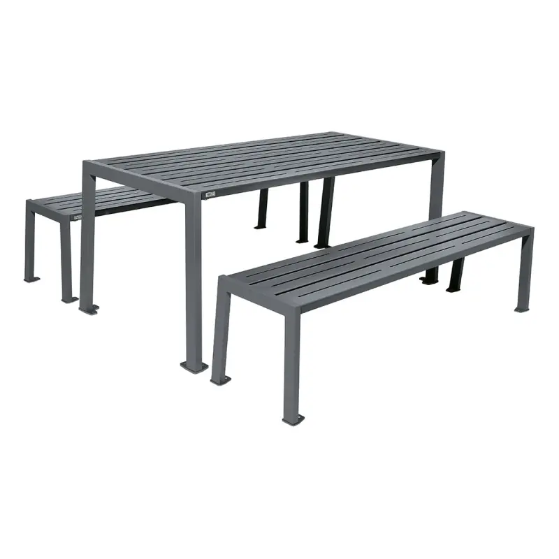 Silaos® steel picnic table