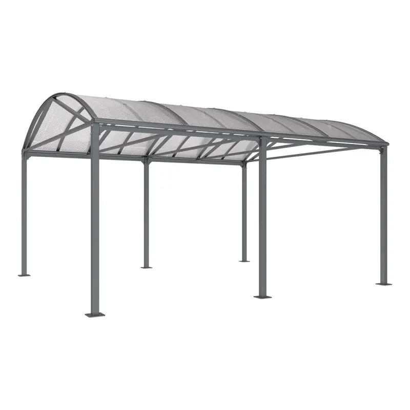 Voute "XXL" roof shelter for bikes and motor bikes