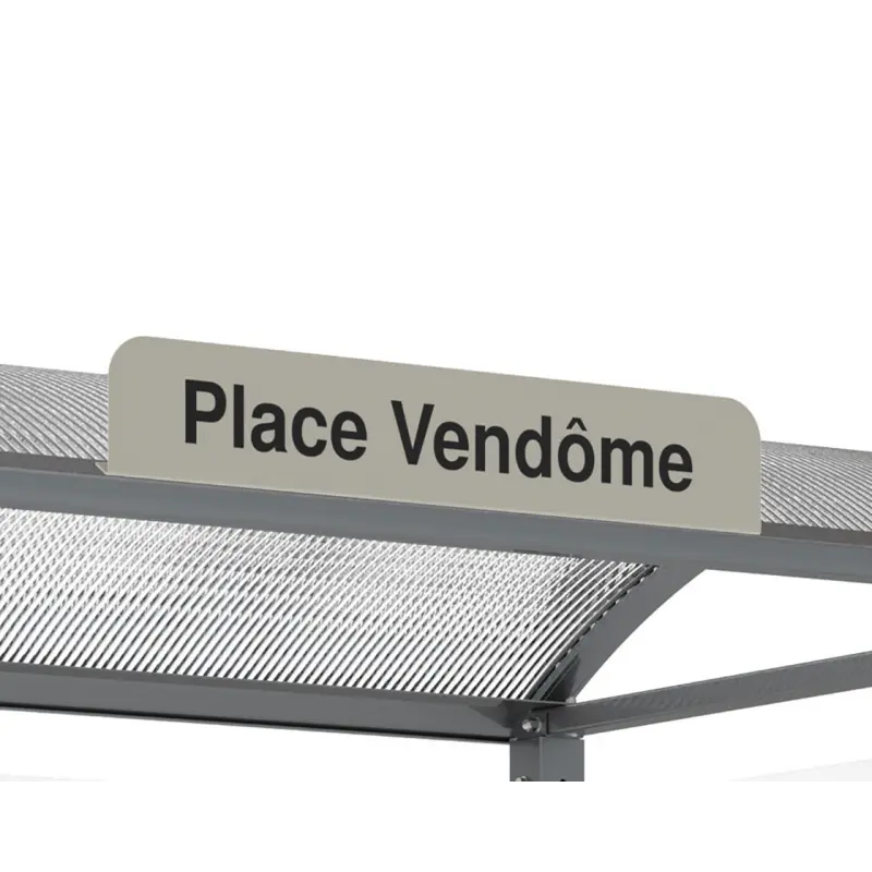 Bus stop sign