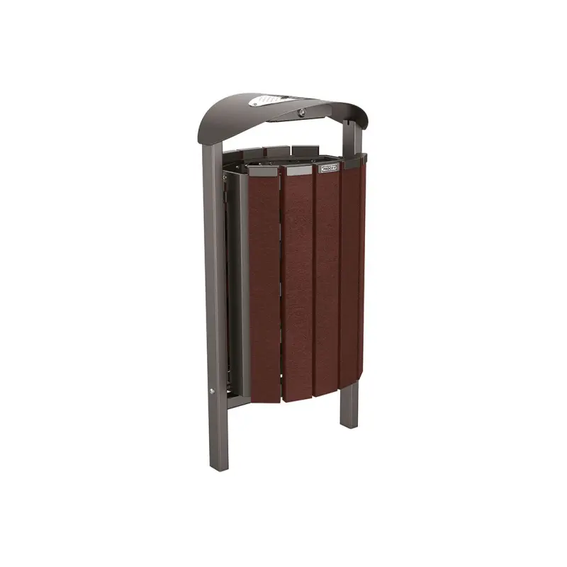 Silaos® recycled plastic litter bin - 50 litres