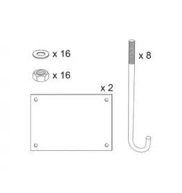 Height restrictor pre-installation kit for 202331 and 202341