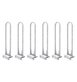 Set of 6 Secondary security bar - galva