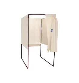 Wheelchair-accessible voting booth