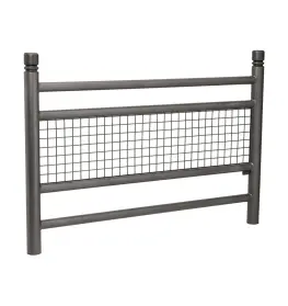 Linea railing with City top cap