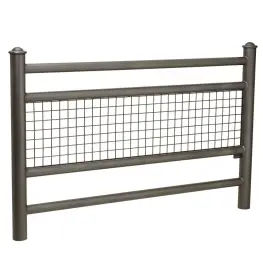 Linea railing with Agora top cap