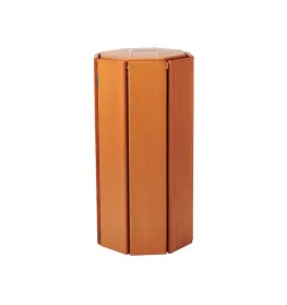 Seville wooden litter bins - octagonal - 100 litres
