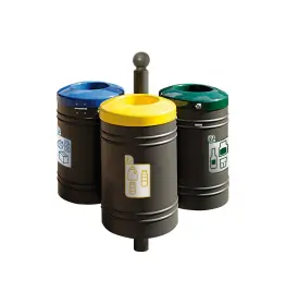 PROCITY® recycling point 40 litres x 3 - Sphere