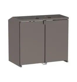 Double Berlin wheelie bin store