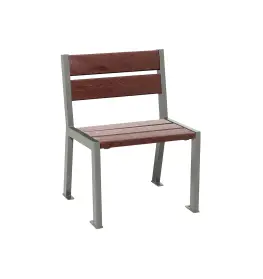 Silaos®recycled plastic chair 5 slats