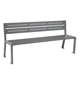 Silaos® steel seat 5 slats