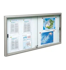 "Classic" indoor sliding door notice board