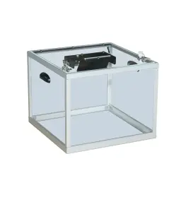 Lockable transparent ballot / suggestion boxes