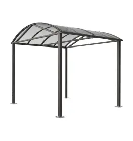 Voute "L" roof bicycle & motor bike shelter