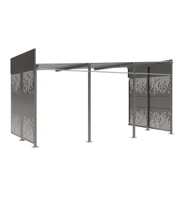 Steel Horizon extension secure bike shelter