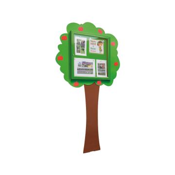 "School fun" Tree and themed outdoor notice boards