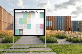 Visuel de Schaukästen und Information