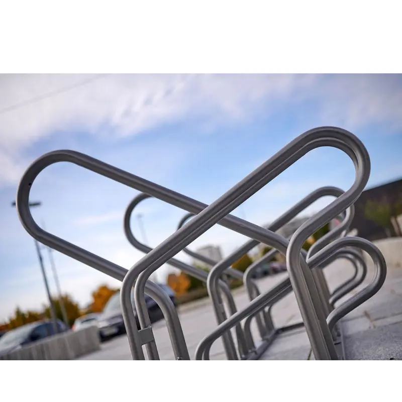 Fahrradständer mit versetzten Plätzen Optimum