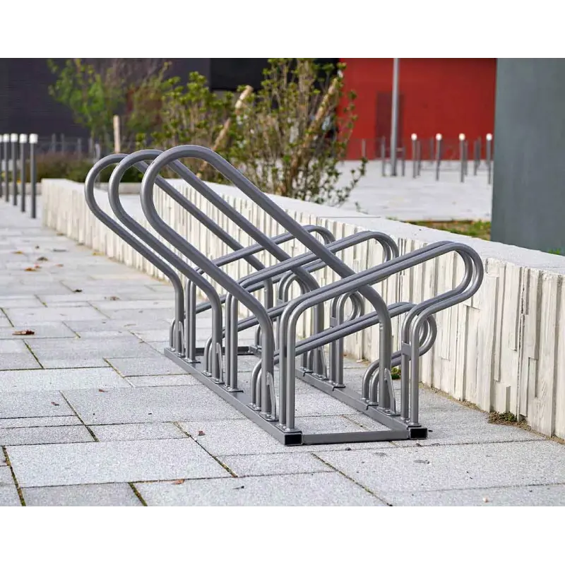 Fahrradständer mit versetzten Plätzen Optimum