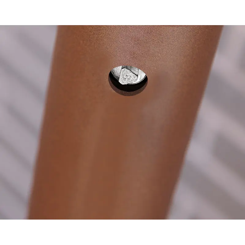 Pfosten - Aschenbecher Warnfarbe