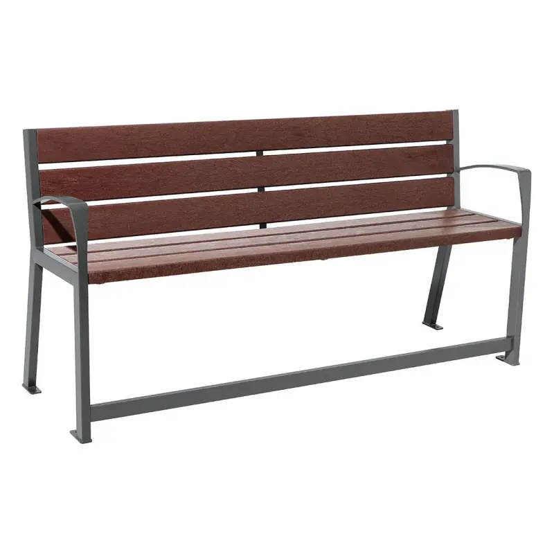 Sitzbank Silaos® für Senioren aus Recycling-Kunststoff