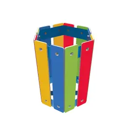 Abfallbehälter Regenbogen 50 Liter