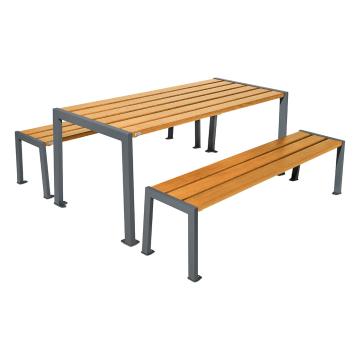 Sitzgruppe Silaos® aus Stahl und Holz