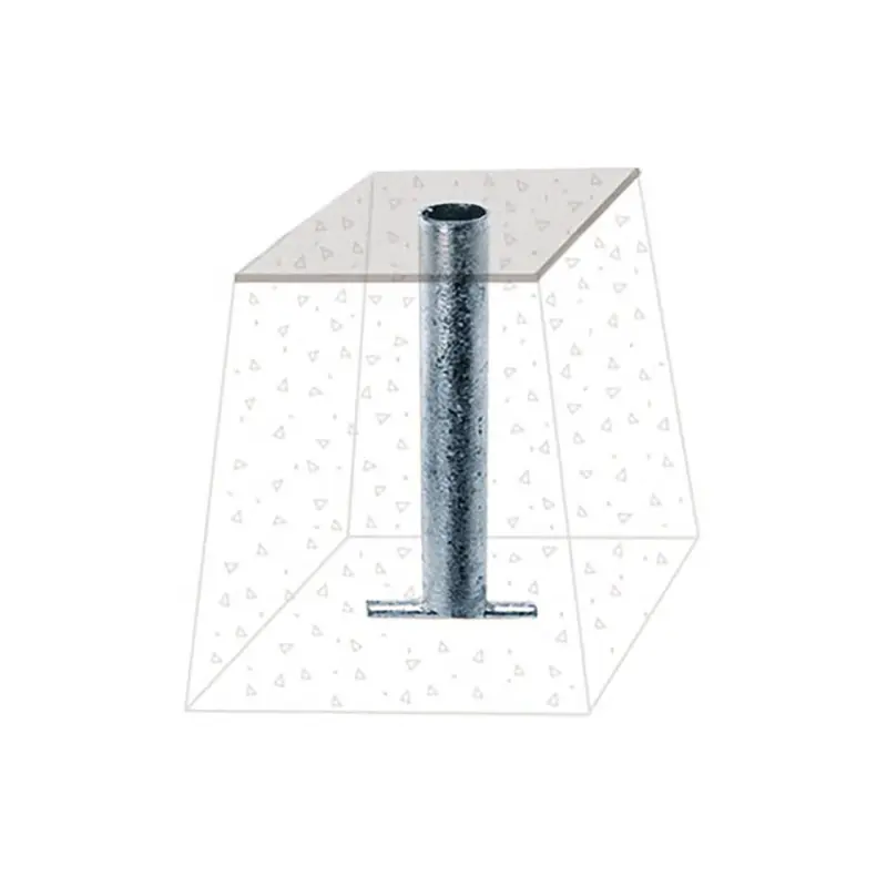 Pieza de sujeción para tubo 30 x 30 mm