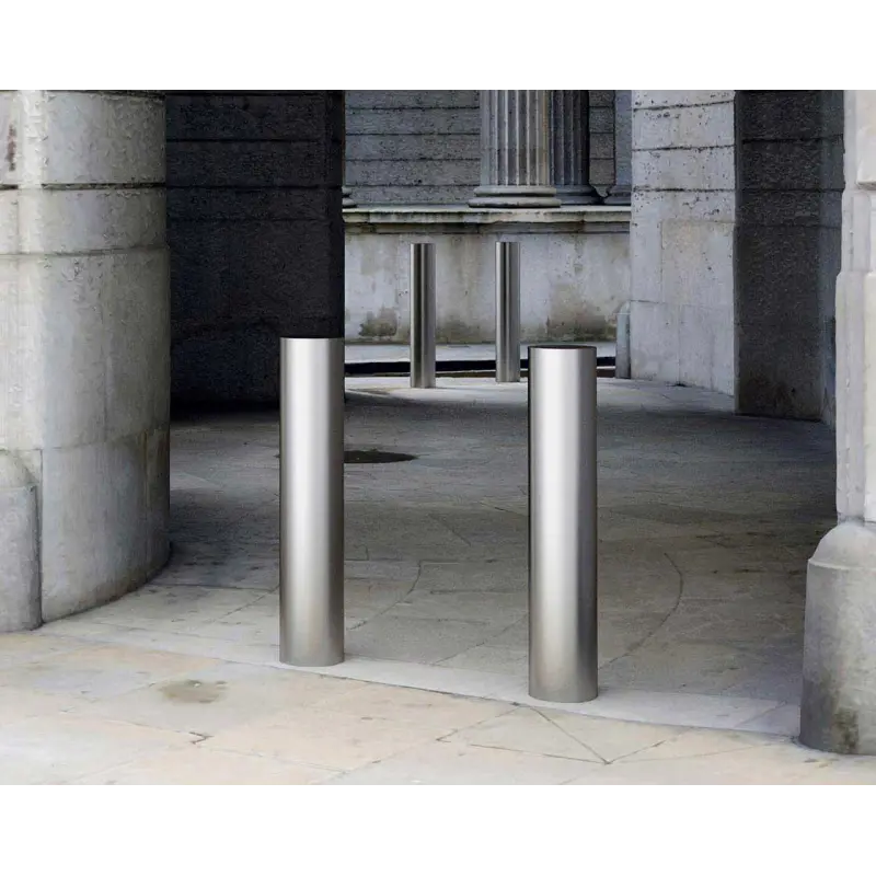 Bolardo anti-alunizaje todo inox