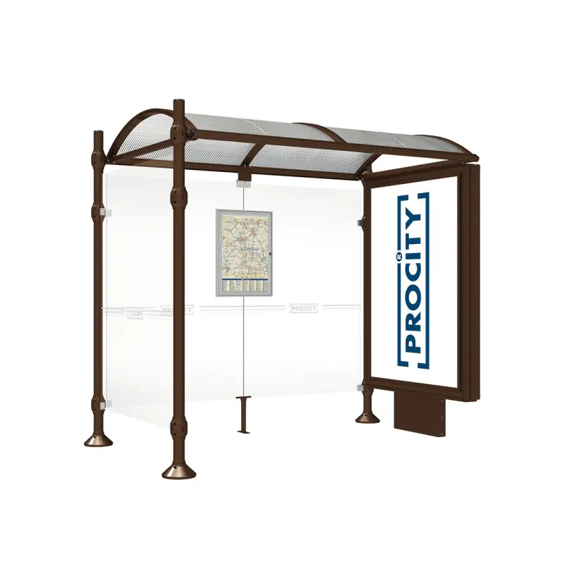 Marquesina Provincia cabezal Inox cepillado