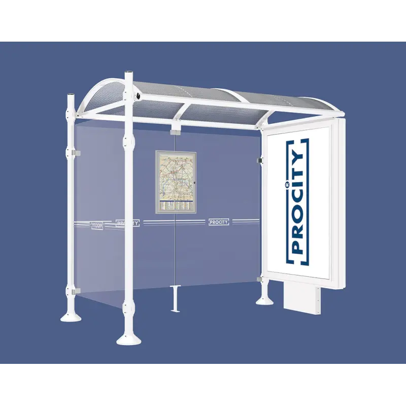 Marquesina Provincia cabezal Inox cepillado