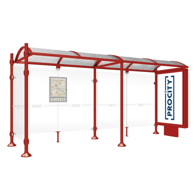 Marquesina Provincia cabezal Inox cepillado